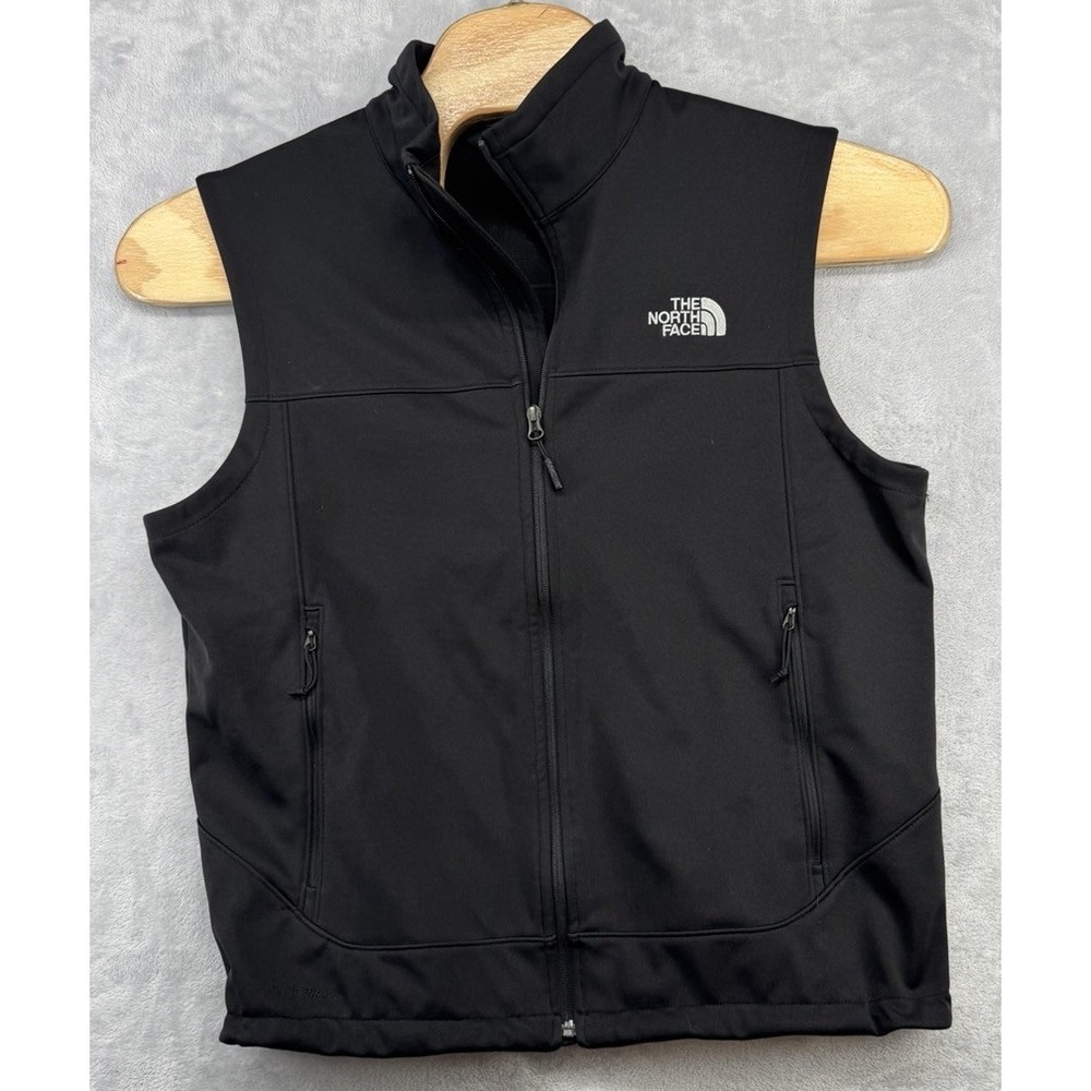 The North Face Softshell Vest Sleeveless Black Men's Size Large L EUC